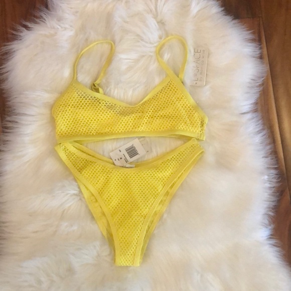 L*Space Bikini Set Mesh Madness Stevie Naomi XS/M - Picture 4 of 7